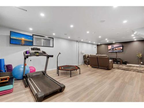 115 Valley Creek Crescent Nw, Calgary, AB - Indoor Photo Showing Gym Room