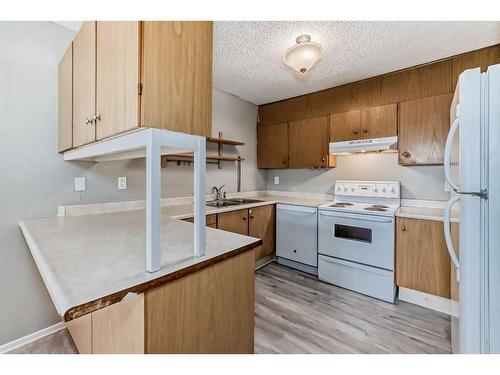 14-3015 51 Street Sw, Calgary, AB - Indoor Photo Showing Kitchen With Double Sink
