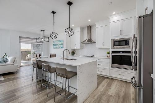 312 Calhoun Common Ne, Calgary, AB - Indoor Photo Showing Kitchen With Upgraded Kitchen