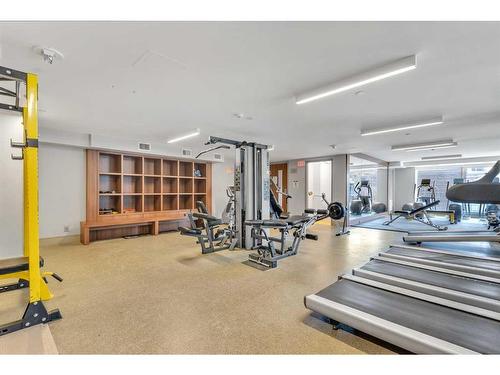 503-108 Waterfront Court Sw, Calgary, AB - Indoor Photo Showing Gym Room