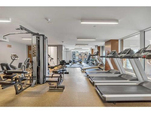 503-108 Waterfront Court Sw, Calgary, AB - Indoor Photo Showing Gym Room
