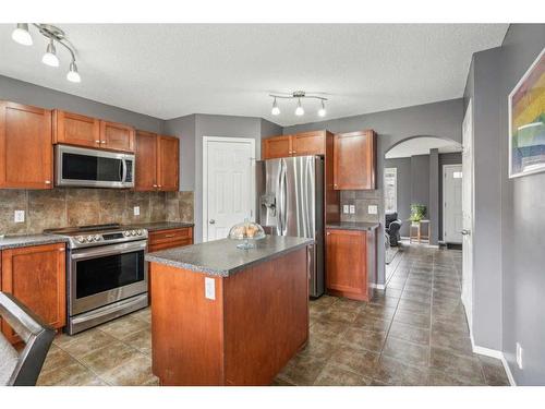 24 Taralake Street Ne, Calgary, AB - Indoor Photo Showing Kitchen With Stainless Steel Kitchen