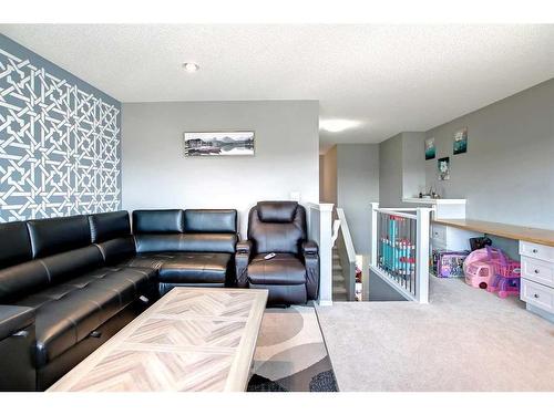 55 Skyview Shores Court Ne, Calgary, AB - Indoor Photo Showing Living Room
