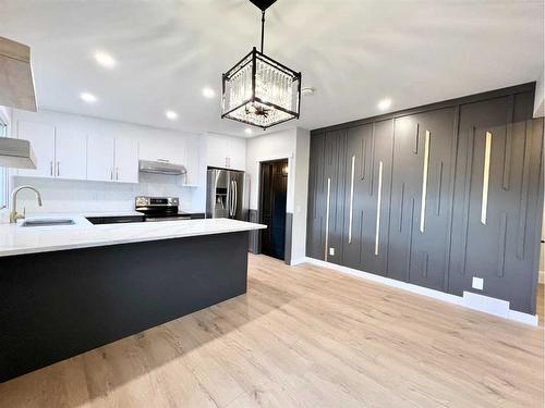 63 Margate Place Ne, Calgary, AB - Indoor Photo Showing Kitchen With Upgraded Kitchen