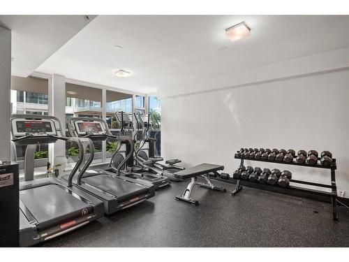 1603-510 6 Avenue Se, Calgary, AB - Indoor Photo Showing Gym Room