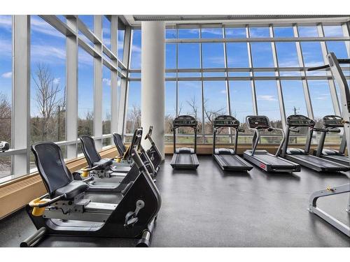 1504-55 Spruce Place Sw, Calgary, AB - Indoor Photo Showing Gym Room