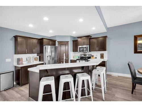 367 Prestwick Close Se, Calgary, AB - Indoor Photo Showing Kitchen With Upgraded Kitchen