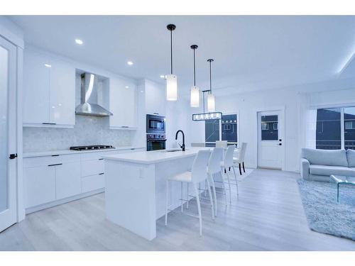 12 Nolanhurst Heights Nw, Calgary, AB - Indoor Photo Showing Kitchen With Upgraded Kitchen