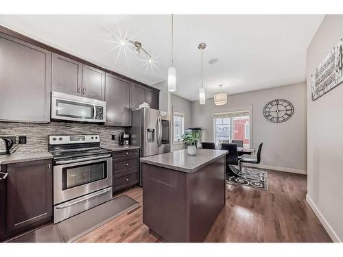 65 Skyview Springs Circle Ne, Calgary, AB - Indoor Photo Showing Kitchen With Upgraded Kitchen