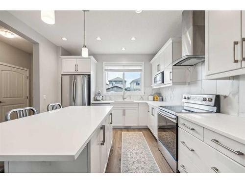 63 Legacy Glen Row Se, Calgary, AB - Indoor Photo Showing Kitchen With Upgraded Kitchen