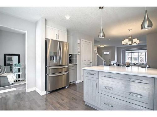 198 Copperpond Street Se, Calgary, AB - Indoor Photo Showing Kitchen With Upgraded Kitchen