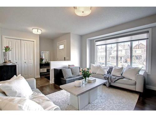198 Copperpond Street Se, Calgary, AB - Indoor Photo Showing Living Room