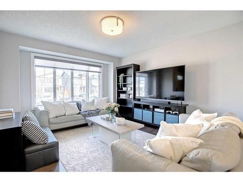 198 Copperpond Street Se, Calgary, AB - Indoor Photo Showing Living Room