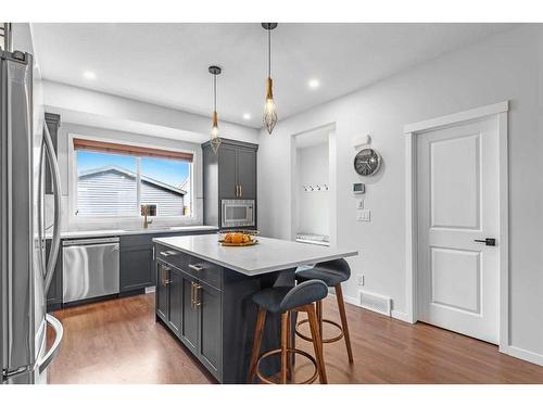 310 Belmont Heath Sw, Calgary, AB - Indoor Photo Showing Kitchen With Upgraded Kitchen