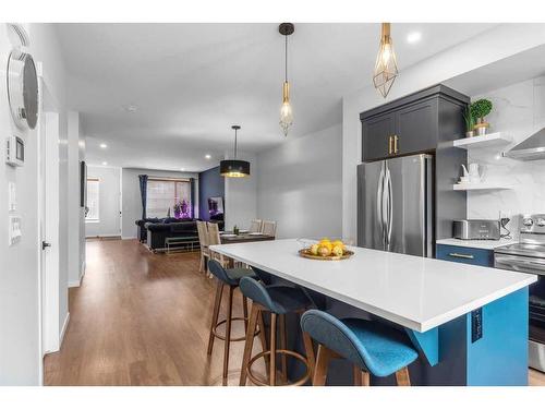 310 Belmont Heath Sw, Calgary, AB - Indoor Photo Showing Kitchen With Upgraded Kitchen