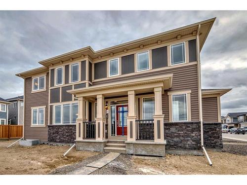 563 Osborne Drive, Airdrie, AB - Outdoor With Facade