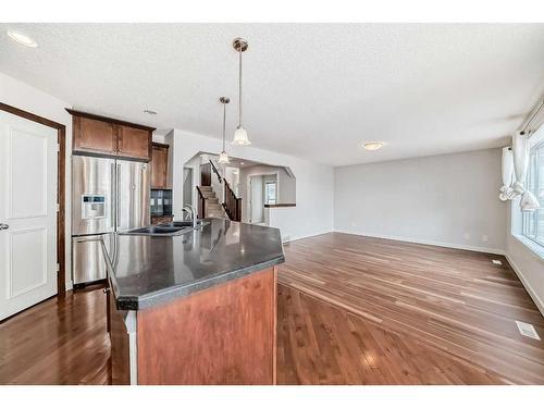 161 Cranwell Bay Se, Calgary, AB - Indoor Photo Showing Kitchen With Stainless Steel Kitchen