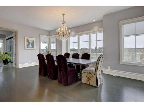 9 Swift Creek Green, Rural Rocky View County, AB - Indoor Photo Showing Dining Room