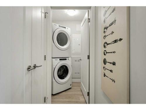 209-71 Shawnee Common Sw, Calgary, AB - Indoor Photo Showing Laundry Room