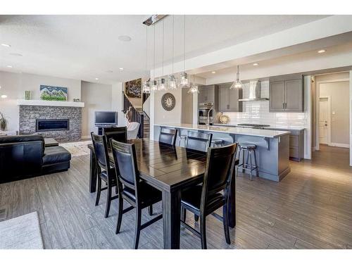 89 Rockcliff Heights Nw, Calgary, AB - Indoor With Fireplace