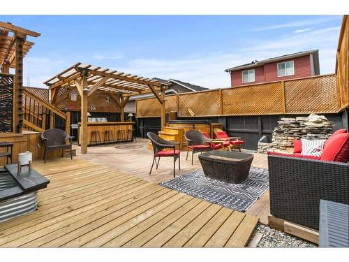 203 Bayview Circle Sw, Airdrie, AB - Outdoor With Deck Patio Veranda With Exterior