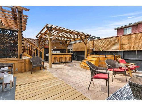 203 Bayview Circle Sw, Airdrie, AB - Outdoor With Deck Patio Veranda With Exterior