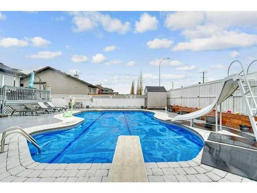 234 Aspen Creek Crescent, Strathmore, AB - Outdoor With In Ground Pool With Backyard