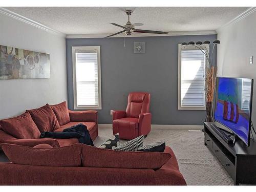 305 Kinniburgh Cove, Chestermere, AB - Indoor Photo Showing Living Room
