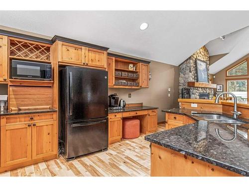 262B Three Sisters Drive, Canmore, AB - Indoor Photo Showing Kitchen With Double Sink