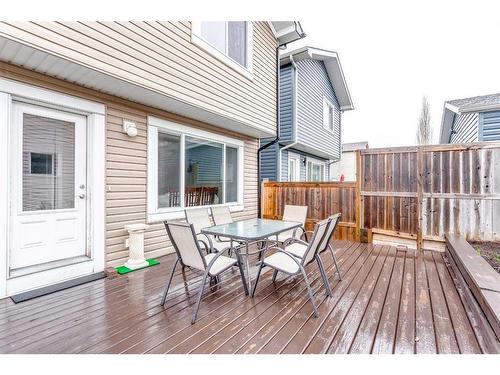 1126 New Brighton Park Se, Calgary, AB - Outdoor With Deck Patio Veranda With Exterior