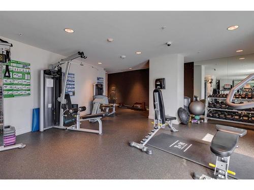 903-303 13 Avenue Sw, Calgary, AB - Indoor Photo Showing Gym Room