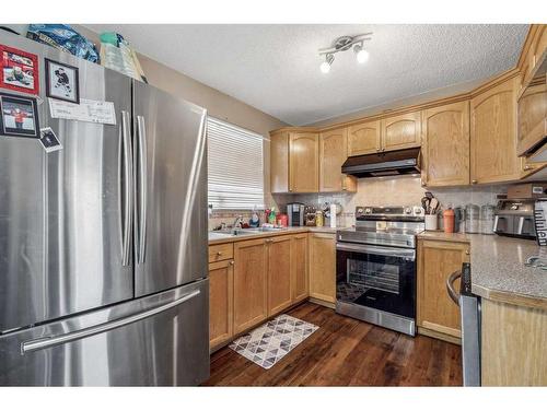 61 Martindale Boulevard Ne, Calgary, AB - Indoor Photo Showing Kitchen With Double Sink
