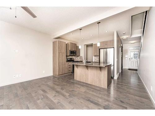 364 Redstone Drive Ne, Calgary, AB - Indoor Photo Showing Kitchen With Stainless Steel Kitchen With Upgraded Kitchen