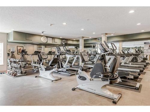 437-20 Discovery Ridge Close Sw, Calgary, AB - Indoor Photo Showing Gym Room