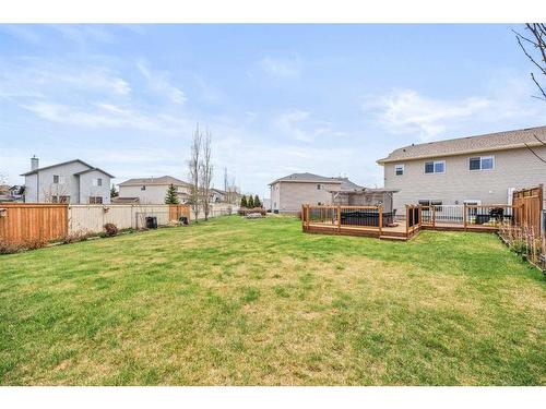 523 Stonegate Way Nw, Airdrie, AB - Outdoor With Deck Patio Veranda With Backyard With Exterior