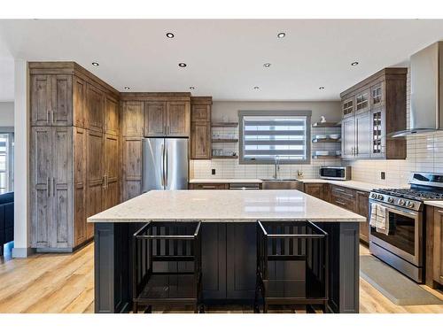 250051 Range Road 250, Rural Wheatland County, AB - Indoor Photo Showing Kitchen With Upgraded Kitchen