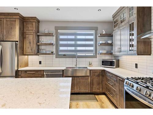 250051 Range Road 250, Rural Wheatland County, AB - Indoor Photo Showing Kitchen With Upgraded Kitchen