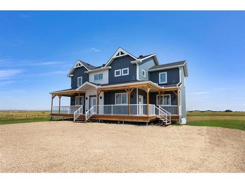 250051 Range Road 250, Rural Wheatland County, AB - Outdoor With Deck Patio Veranda With Facade