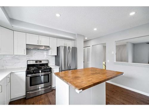 4307 45 Street Sw, Calgary, AB - Indoor Photo Showing Kitchen With Stainless Steel Kitchen With Upgraded Kitchen