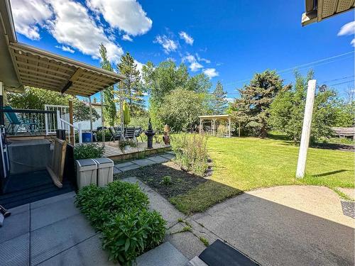 5102 57 Avenue, Olds, AB - Outdoor With Deck Patio Veranda With Backyard