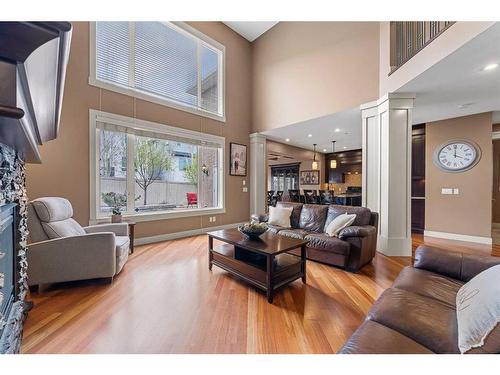163 Panatella View Nw, Calgary, AB - Indoor Photo Showing Living Room