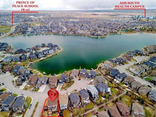 7 Auburn Sound Cove Se, Calgary, AB - Outdoor With Body Of Water With View