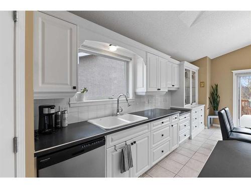 242 Mt Alberta Place Se, Calgary, AB - Indoor Photo Showing Kitchen With Double Sink