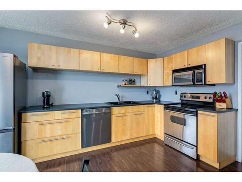 229 Sabrina Way Sw, Calgary, AB - Indoor Photo Showing Kitchen With Stainless Steel Kitchen With Double Sink