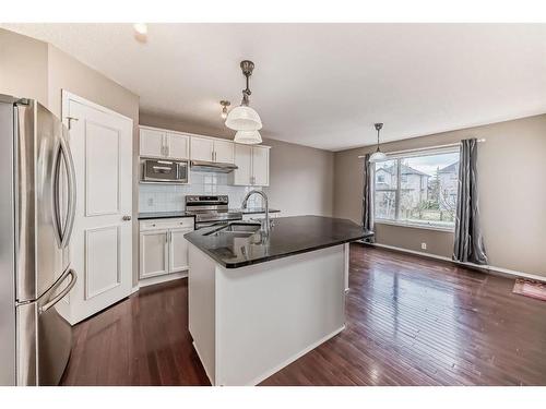 70 Cranfield Crescent Se, Calgary, AB - Indoor Photo Showing Kitchen With Upgraded Kitchen