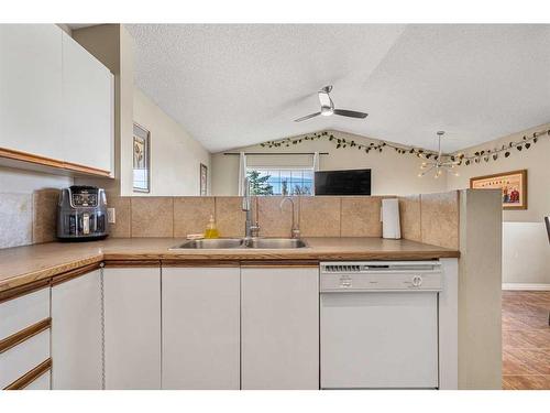 4 Martin Crossing Crescent Ne, Calgary, AB - Indoor Photo Showing Kitchen With Double Sink