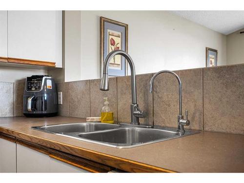 4 Martin Crossing Crescent Ne, Calgary, AB - Indoor Photo Showing Kitchen With Double Sink