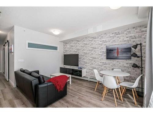 405-200 Auburn Meadows Common Se, Calgary, AB - Indoor With Fireplace