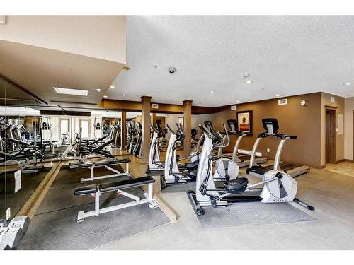 409-20 Discovery Ridge Close Sw, Calgary, AB - Indoor Photo Showing Gym Room