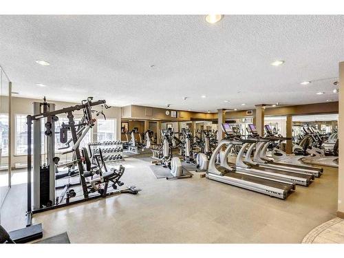 409-20 Discovery Ridge Close Sw, Calgary, AB - Indoor Photo Showing Gym Room